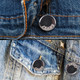 17mm No-Sew Jean Button Replacements - Silver "Jeans"